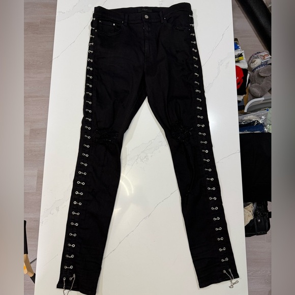 AMIRI Other - Amiri Distressed Jeans - silver hardware - 38 waist - Brand New